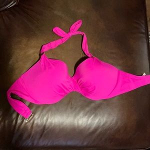 VS bikini top fuschia pink 36DD